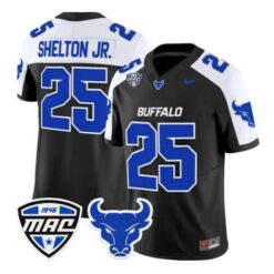 Terrance Shelton Jr Jersey #25 Buffalo Bulls 2026 Stitched by My Store NCAA Football Jerseys