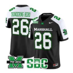 Thundering Herd Jersey #26 Marshall Thundering Herd Stitched by My Store NCAA Football Jerseys