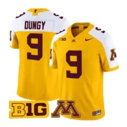 Tony Dungy Jersey #9 Minnesota Golden Gophers 2026 Stitched by My Store NCAA Football Jerseys