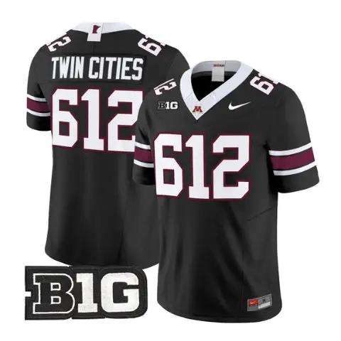 Twin Cities Jersey #612 Minnesota Golden Gophers 2026 Stitched by My Store NCAA Football Jerseys