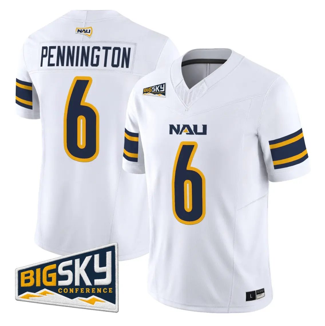 Ty Pennington Jersey #6 Northern Arizona Lumberjacks 2026 Vapor Stitched by My Store NCAA Football Jerseys