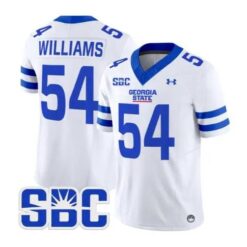 Tyhler Williams Jersey #54 Georgia State Panthers 2026 Stitched by My Store NCAA Football Jerseys