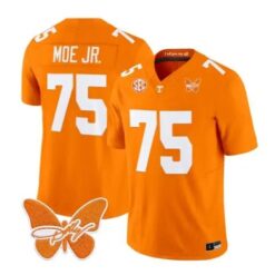 Wendell Moe Jr Jersey #75 Tennessee Volunteers 2026 Stitched by My Store NCAA Football Jerseys