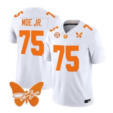 Wendell Moe Jr Jersey #75 Tennessee Volunteers 2026 Stitched by My Store NCAA Football Jerseys